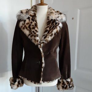 GUESS Genuine Suede Jacket